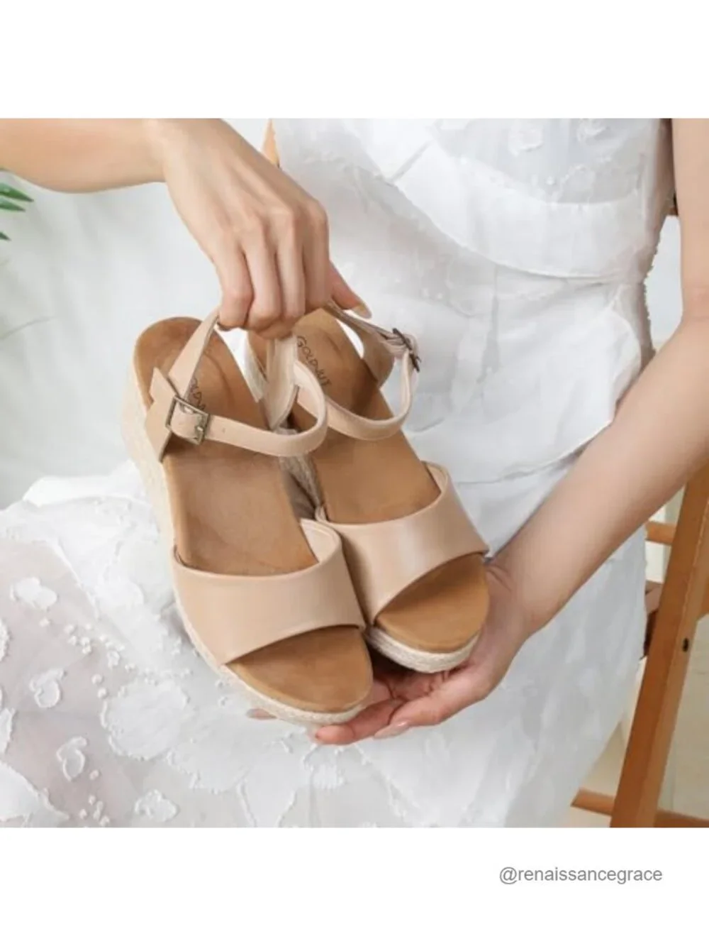 Women's Platform Wedge Espadrille Sandals Orthopedic Comfort Summer